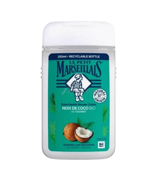 Le Petit Marseillais гель для душа кокос bio 250 мл италия