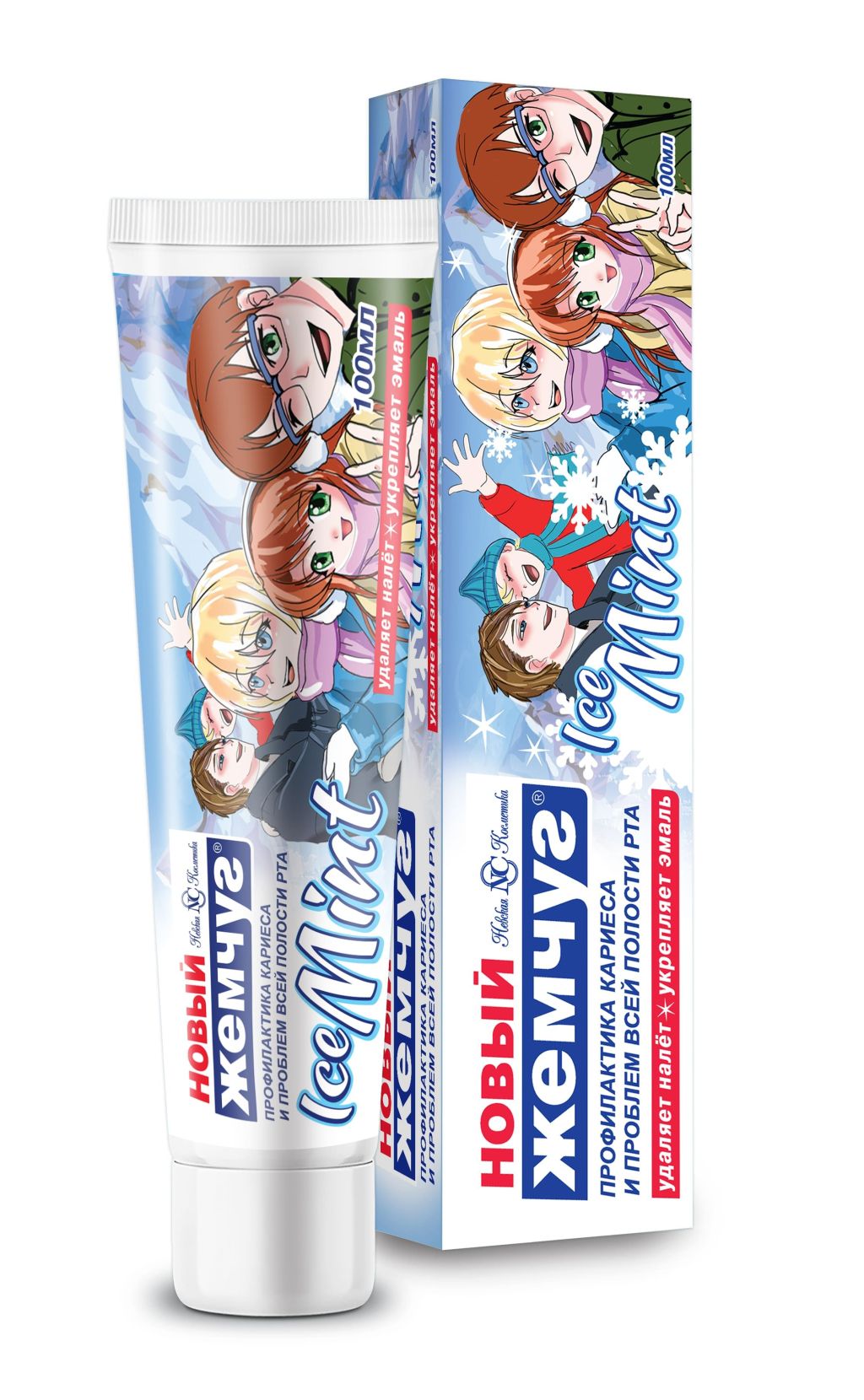 Новый жемчуг зубная паста ice 100 мл