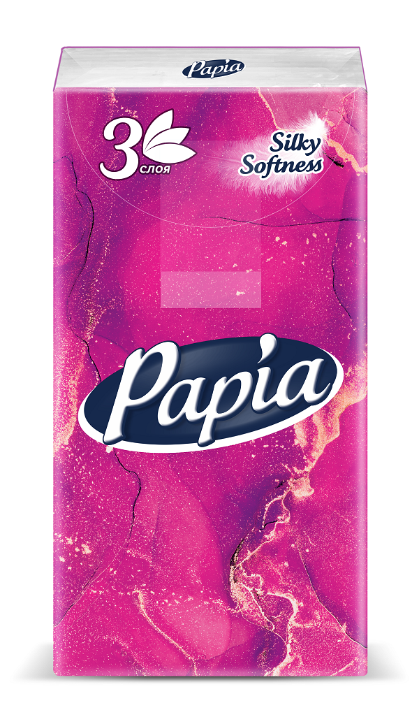 Papia носовые платочки classical 3 хслойные 10 шт