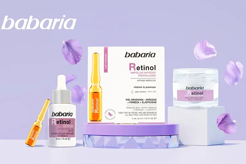 Уход для лица с ретинолом от Babaria