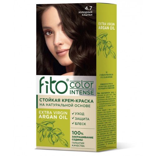 Fito color intense краска для волос тон 4.7 холодный каштан