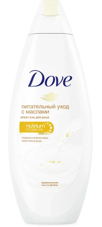 Дав гель для душа с драгоценными маслами 250 мл