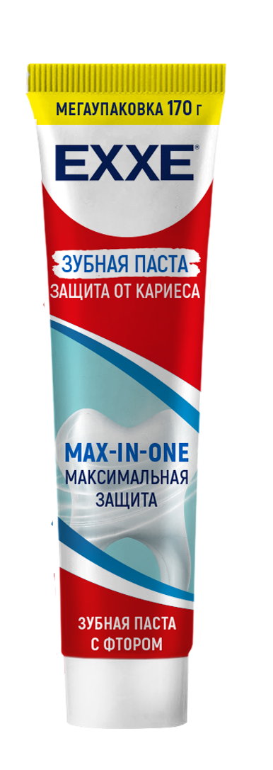 Exxe зубная паста максимальная защита от кариеса max in one 170 г