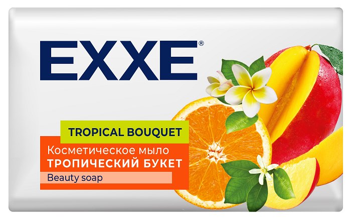 EXXE косметическое мыло тропический букет 90 г