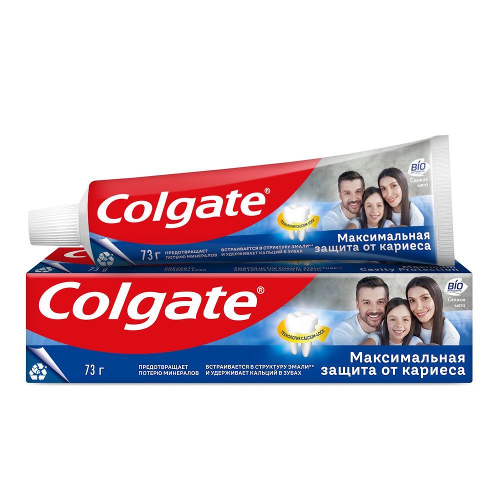 Colgate зубная паста максимальная защита от кариеса свежая мята 50 мл