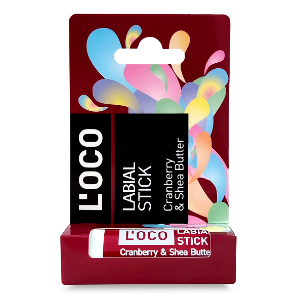 L’oco бальзам для губ labal stick клюква & масло ши 5,1 гр