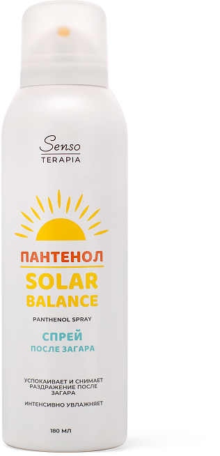 Senso Terapia спрей после загара с пантенолом solar balance 180мл