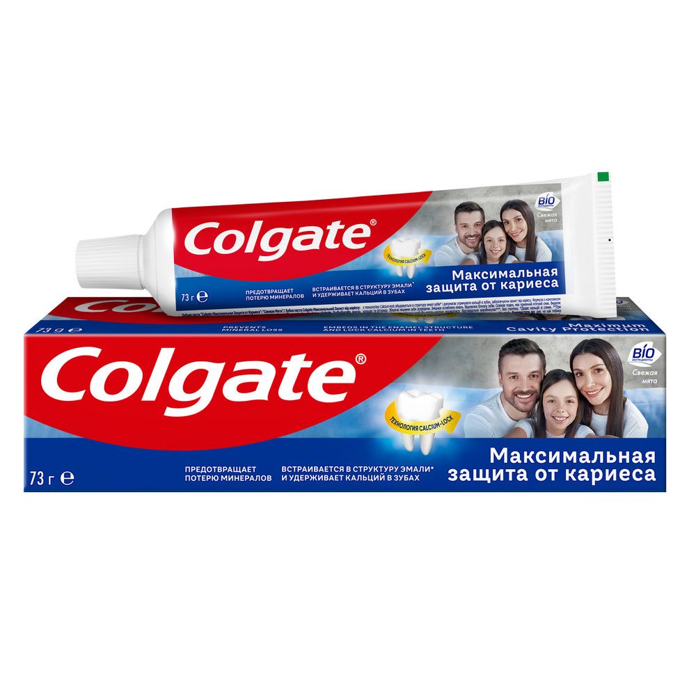 Colgate зубная паста максимальная защита от кариеса свежая мята 50 мл