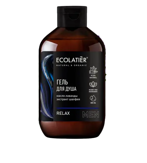 Ecolatier Мужской гель для душа Relax, 400 мл