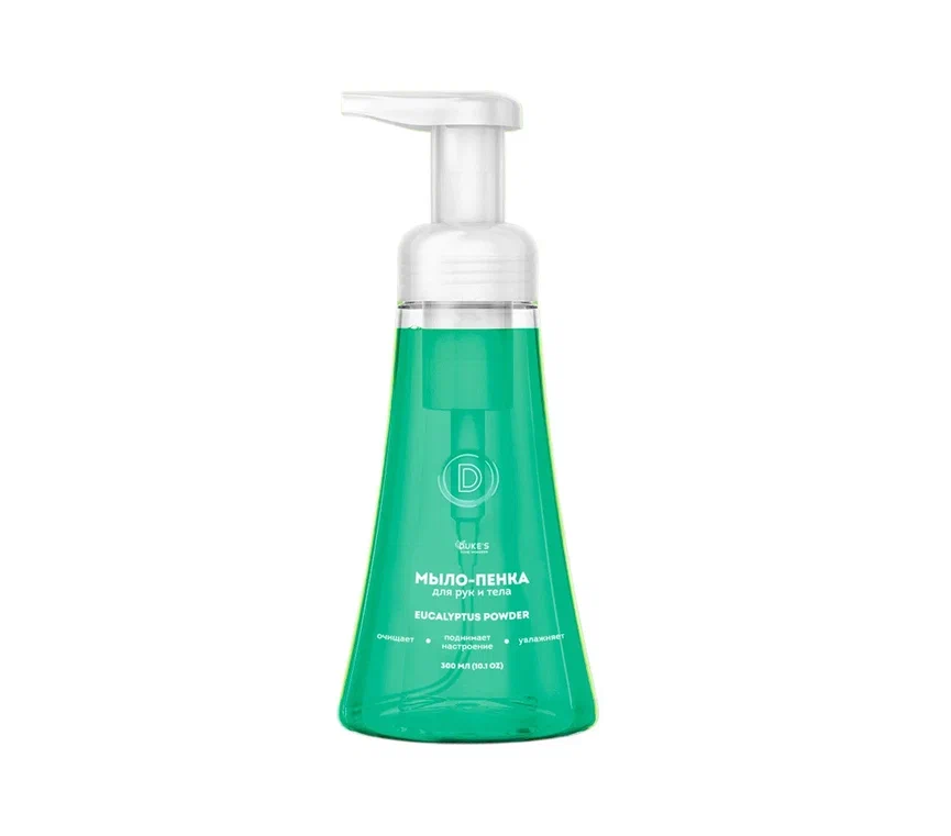 Dukes home wonders мыло пенка для рук аромат eucalyptus powder 300 мл