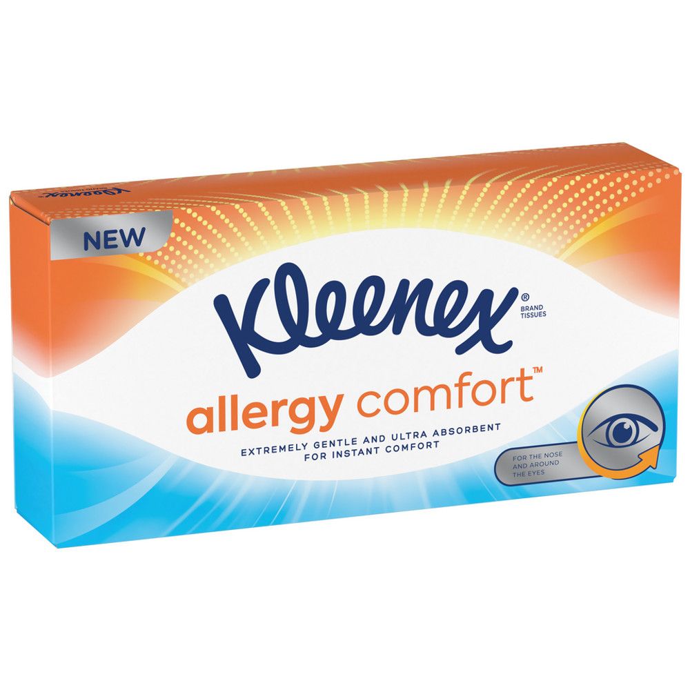 Kleenex allergy comfort салфетки в коробке 56 шт