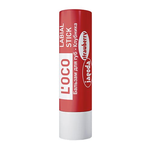 L’oco бальзам для губ labial stick клубника 4.4 гр