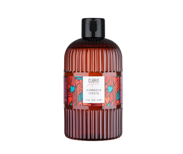 Clario парфюмированный гель для душа парижская страсть увлажнение и обновление 500 мл