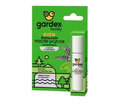 Gardex family бальзам после укусов роликовый 7 мл