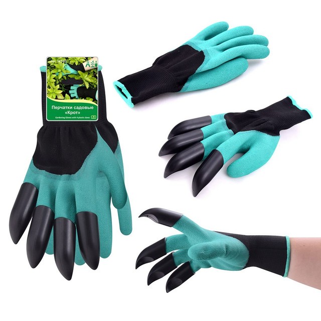 Мультидом перчатки садовые крот