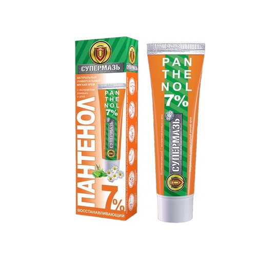 Супермазь sos натуральный универсальный мягкий крем пантенол 7% 50 мл