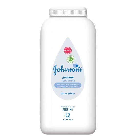 Johnsons baby детская присыпка 200 г