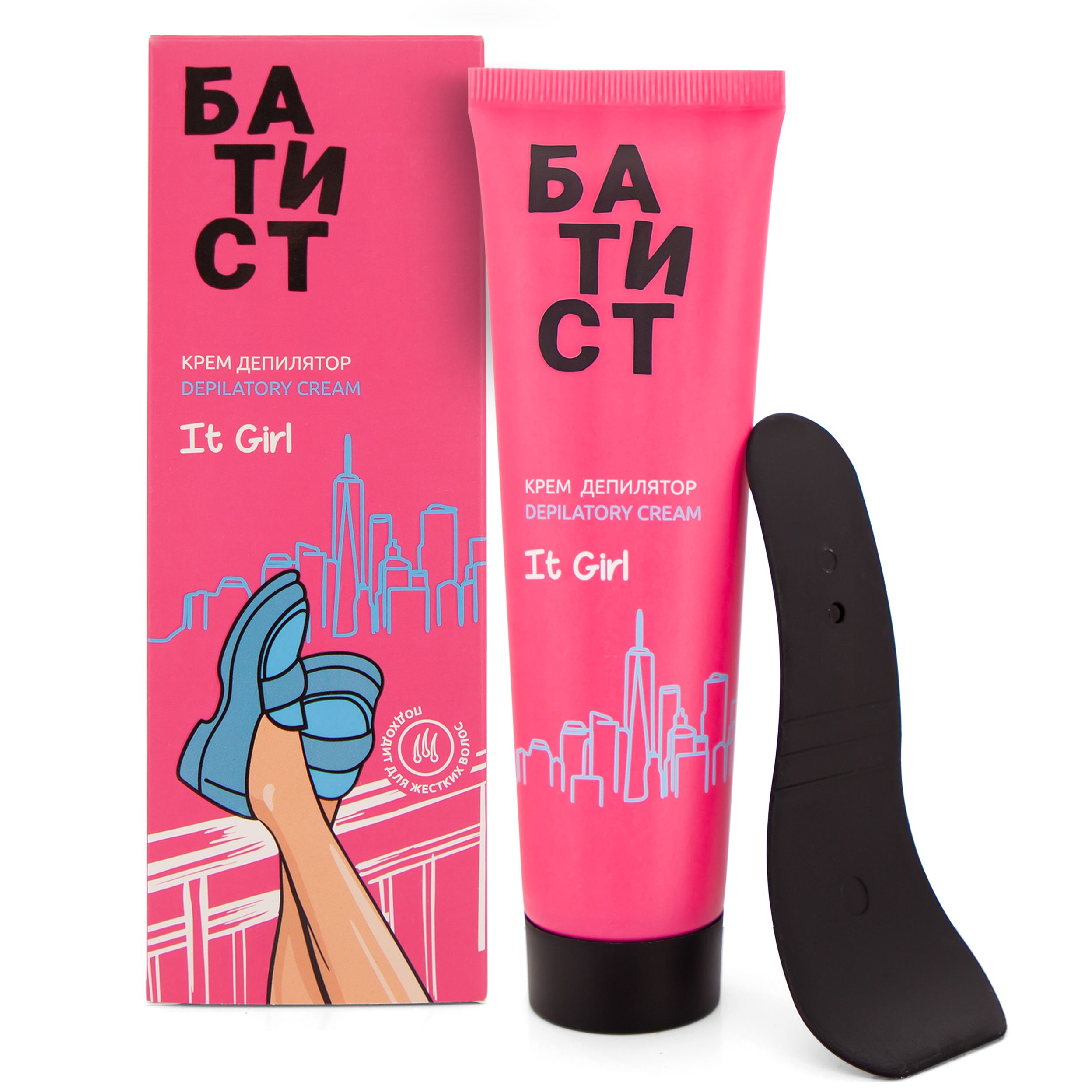 Батист крем депилятор it girl для жестких волос 100мл