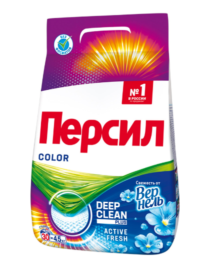 Персил колор свежесть от вернель стиральный порошок 4,5 кг