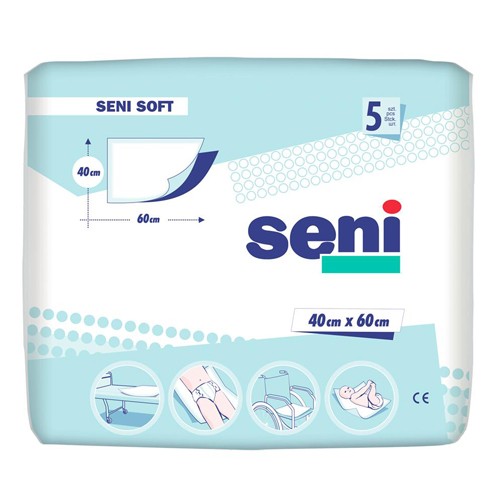 BELLA Пеленки гигиенические SENI по 5 шт 40*60 soft