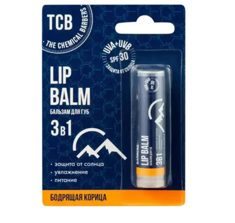 The Chemical Barbers бальзам для губ 3 в1 бодрящая корица 5 мг