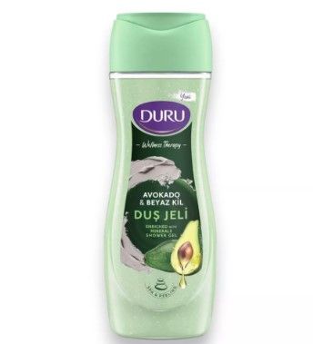 Duru wellness therapy гель для душа масло авокадо и белой глина 450 мл