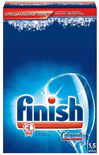 Finish соль для посудомоечных машин 1,5кг