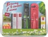 SPLAT препак возьми с собой в лето натуральное мыло 90 г 2шт зубная щетка 2шт зубная паста 80 г 4шт зубная паста 35 мл 2шт детская зубная щетка 2шт