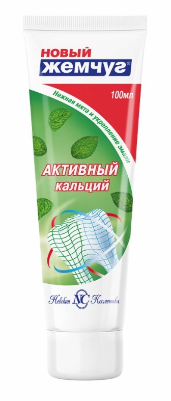 Новый Жемчуг зубная паста комплекс легкая мята 100мл