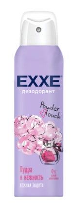 EXXE женский дезодорант пудра и нежность powder touch 150 мл спрей