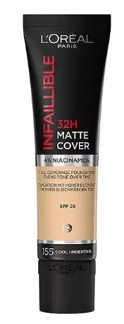Loreal инфаибль мат 32ч тон крем 155