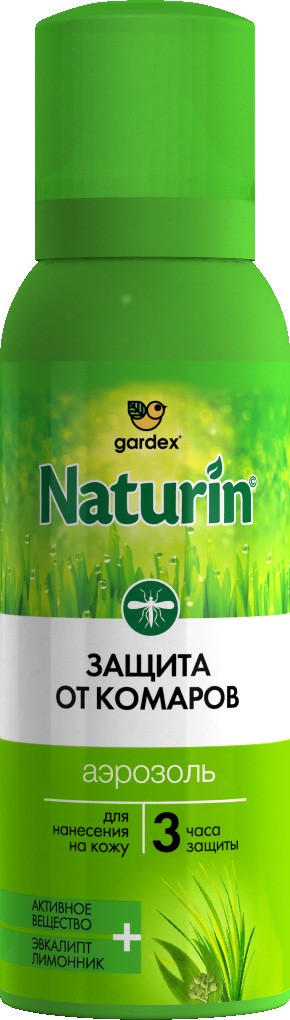 Gardex Naturin Аэрозоль-репеллент от комаров 100 мл