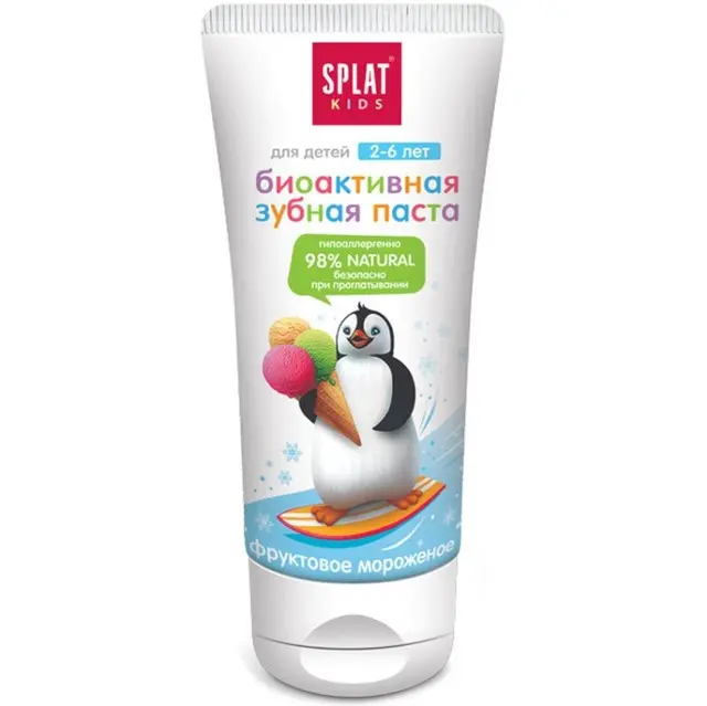 Splat зубная паста фруктовое мороженое 2-6 лет 50 мл
