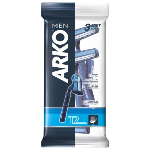 ARKO бритвенный станок Regular 2 Black 3 шт