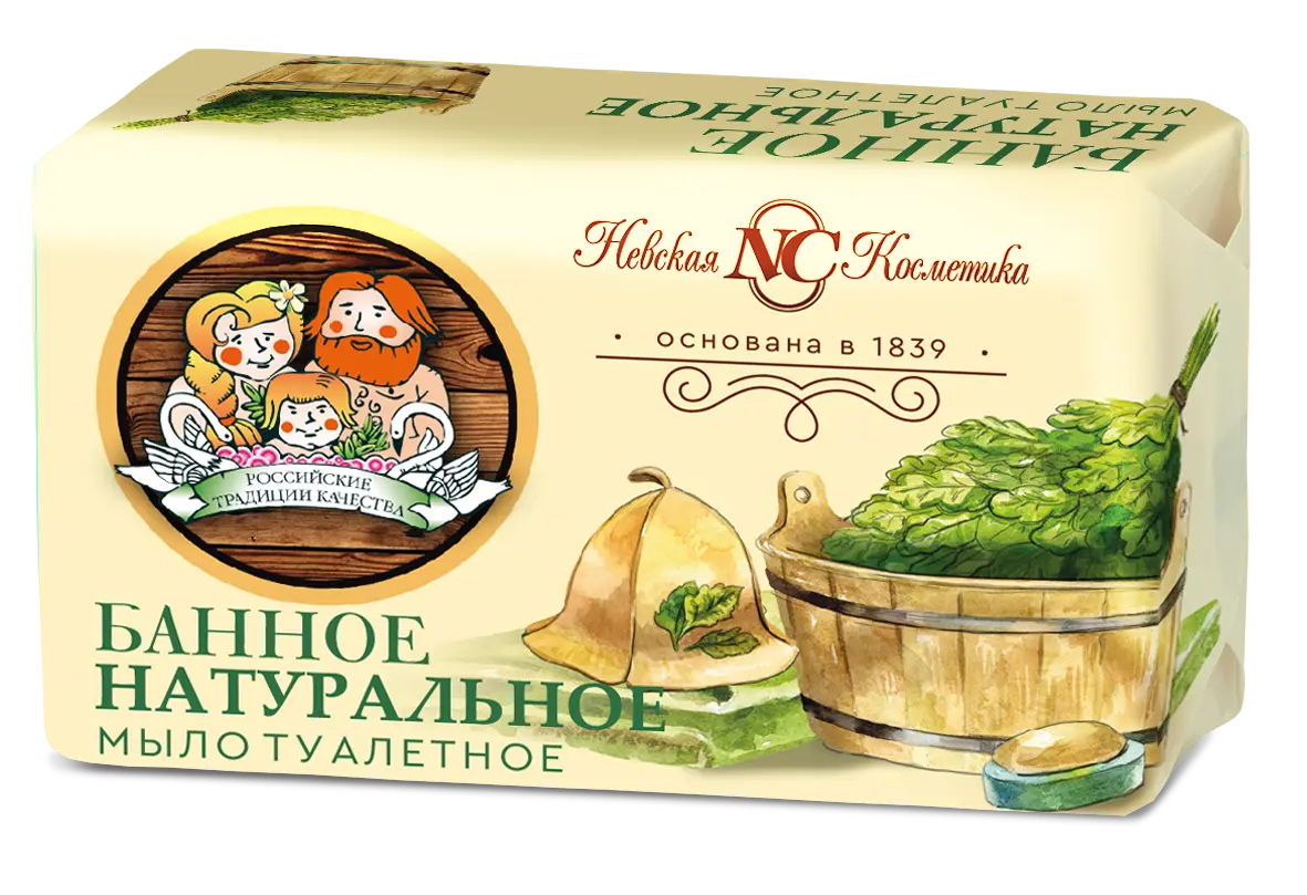 Невская косметика туалетное мыло банное 180 г