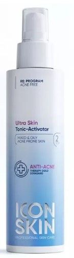 ICON SKIN Очищающий тоник-активатор ULTRA SKIN, 150 мл