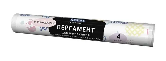 Homex пергамент Очень нарядный с силиконовым покрытием с принтом 4м