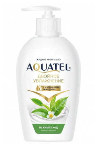 ВЕСНА Aquatel Крем-мыло жидкое зеленый чай матча, 280 г