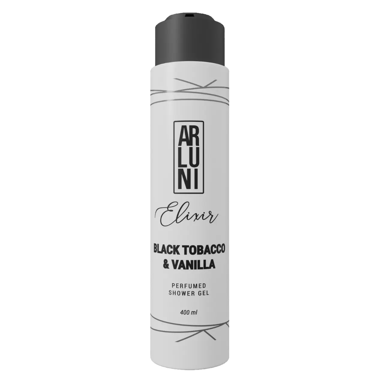 Arluni парфюмированный гель для душа black & 400 мл