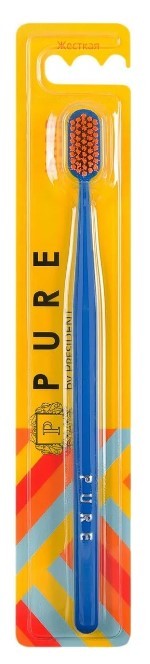 Pure зубная щетка hard жесткая