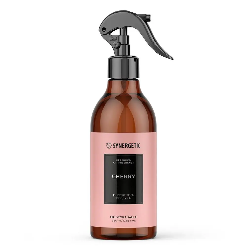 Synergetic парфюмированный освежитель воздуха нейтрализатор запахов cherry вишня 380 мл