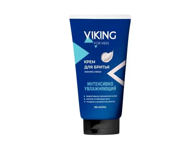 Viking крем для бритья увлажняющий туба 150 мл