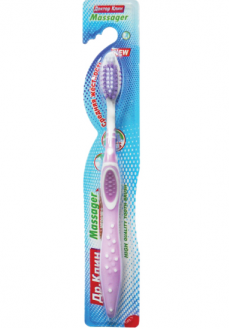 Dr Clean Зубная щетка Массажер средняя