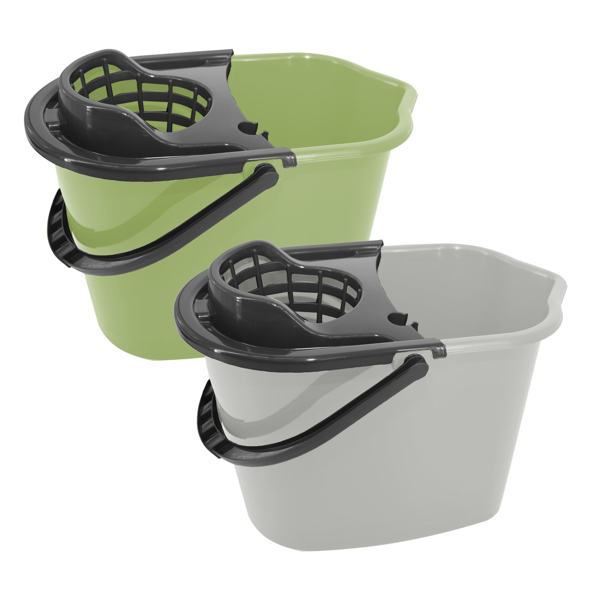 York ведро с отжимом прямоугольное 10 л