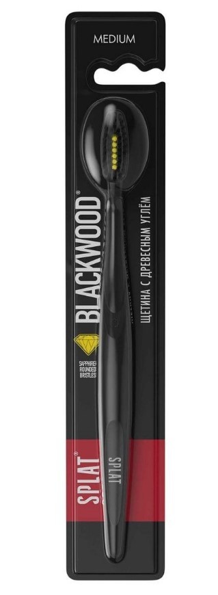 Splat щётка зубная средней жёсткости BlackWood Professional
