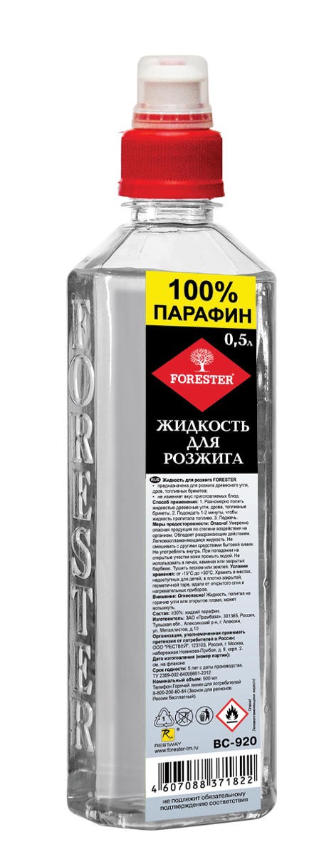 Forester жидкость для розжига 0,5л