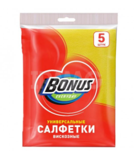 Bonus Cалфетка вискозная 5 шт