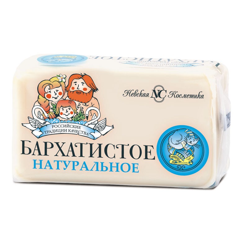 Невская Косметика туалетное мыло бархатистое 140г