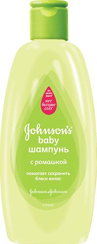 Детский шампунь JOHNSONS BABY для волос с ромашкой 500 мл