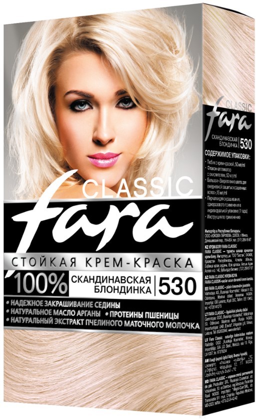 Фара краска для волос 530 Скандинавская блондинка